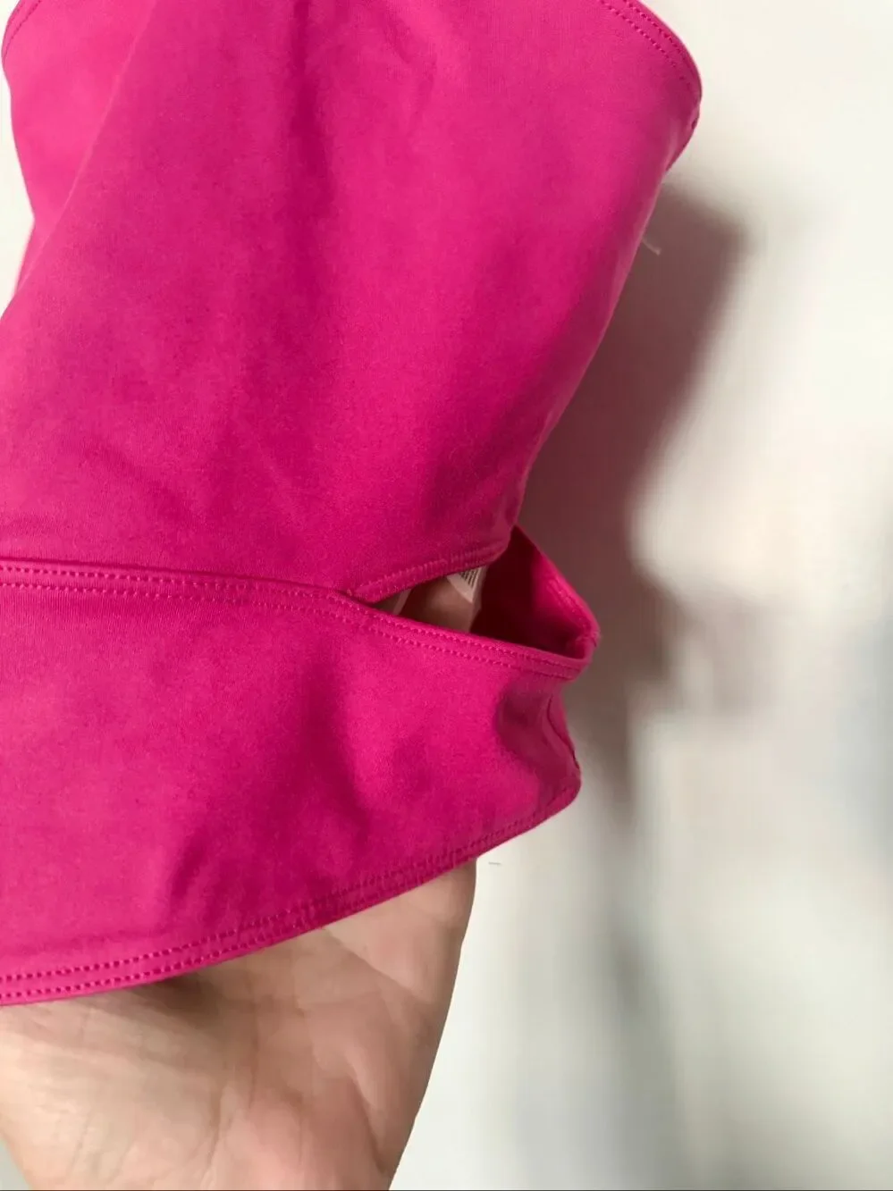 Free People Movement Hot Pink Cross Back Activewear Crop Tank Top Yoga Size L